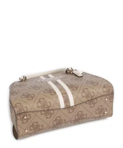 Noelle 4G Logo Handtasche Lederimitat hellbraun