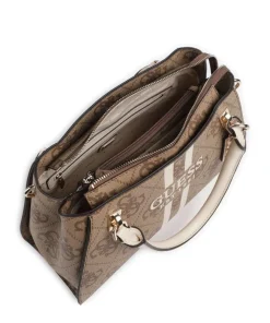 Noelle 4G Logo Handtasche Lederimitat hellbraun