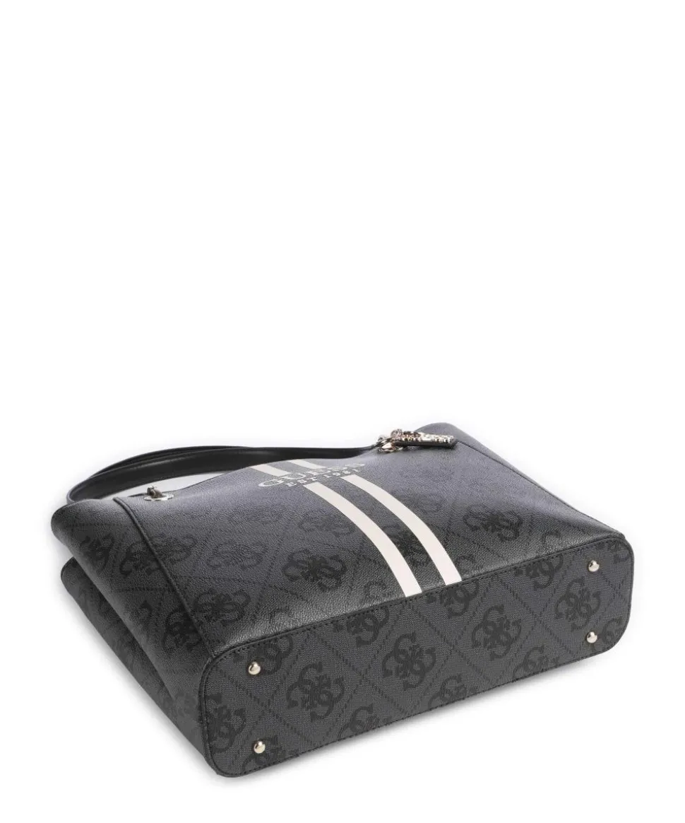 Noelle 4G Logo Shopper Lederimitat dunkelgrau