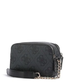 Noelle 4G Logo Umhängetasche Lederimitat dunkelgrau