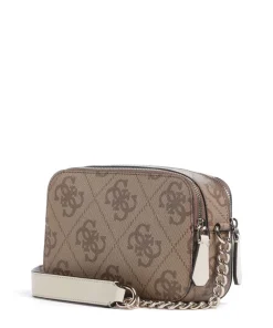 Noelle 4G Logo Umhängetasche Lederimitat hellbraun