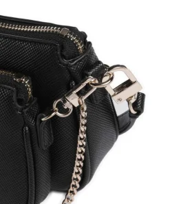 Noelle Schultertasche Lederimitat schwarz