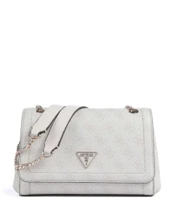 Noelle Schultertasche Lederimitat elfenbein