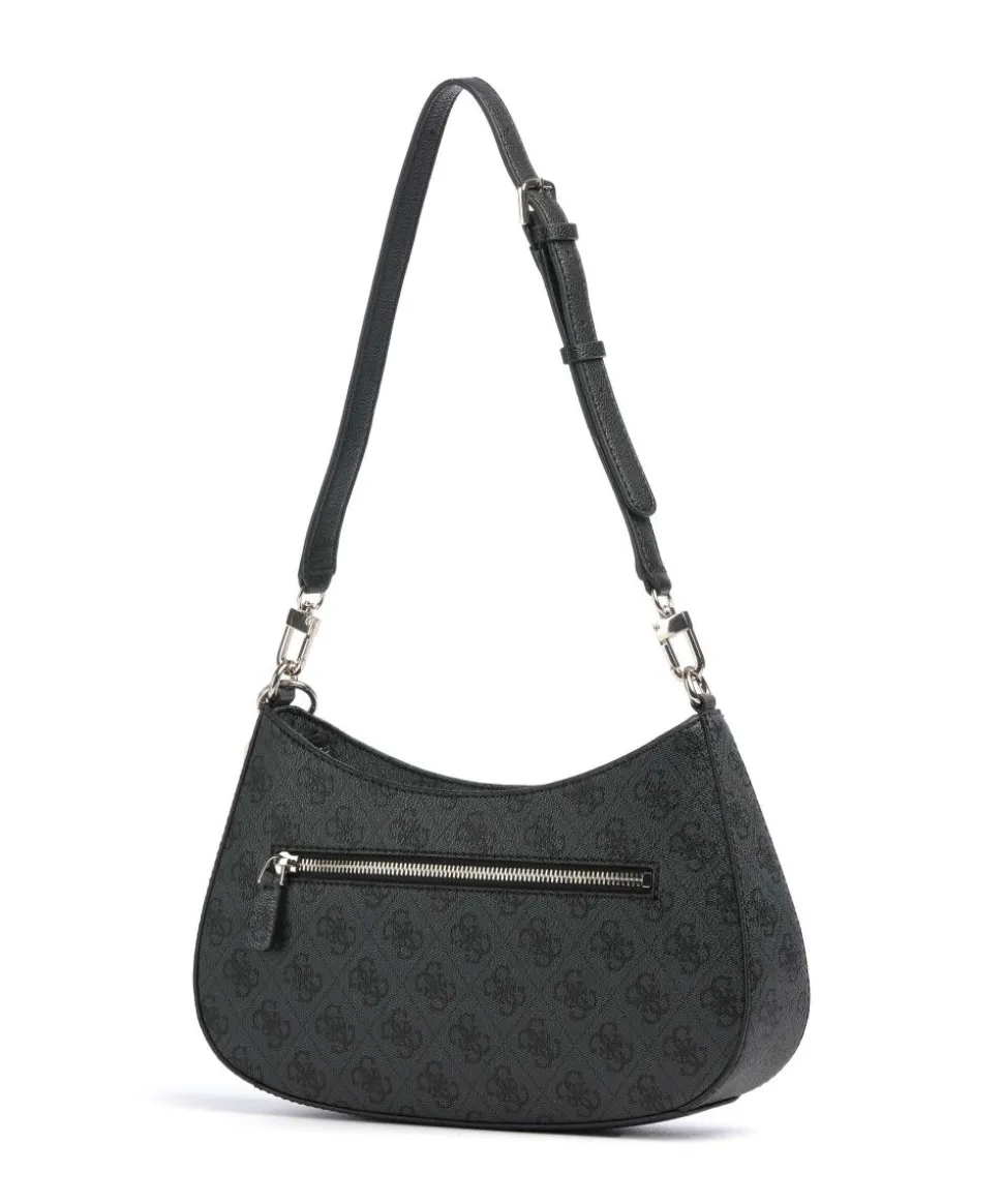 Noelle Schultertasche Lederimitat dunkelgrau