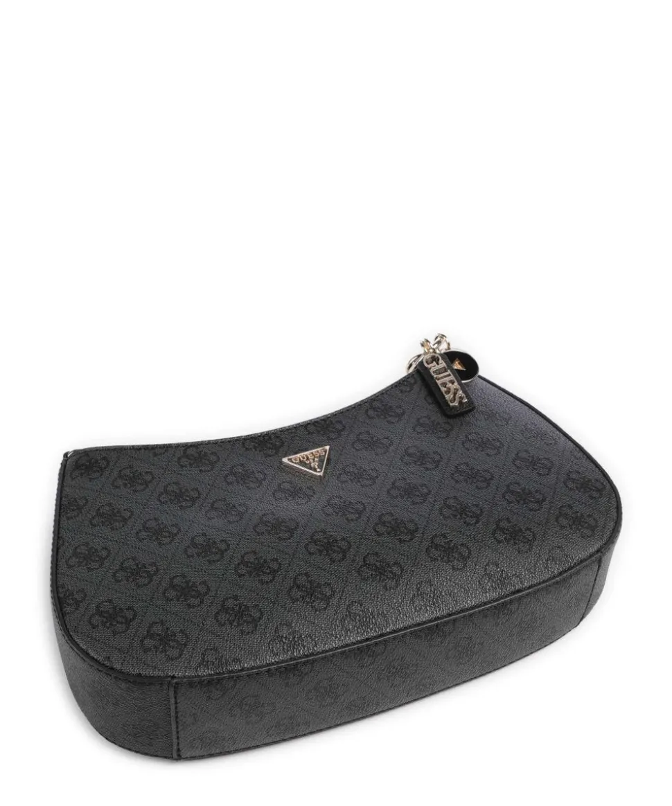 Noelle Schultertasche Lederimitat dunkelgrau