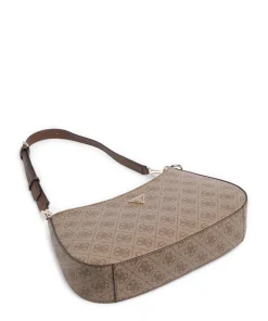 Noelle Schultertasche Lederimitat hellbraun