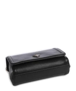 Noelle Schultertasche Lederimitat schwarz