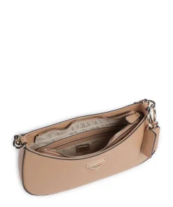 Noelle Schultertasche Lederimitat beige
