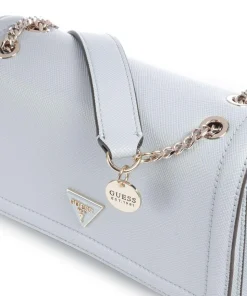 Noelle Schultertasche Lederimitat hellblau