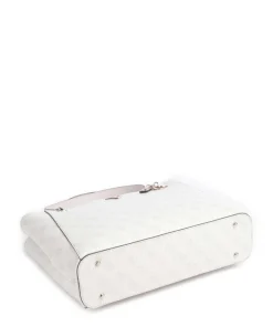 Noelle Shopper Lederimitat weiß