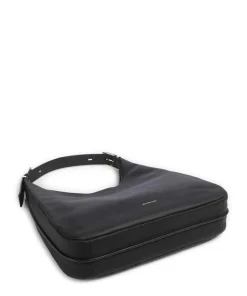 Nolita Beuteltasche genarbtes Rindsleder schwarz