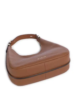 Nolita Beuteltasche genarbtes Rindsleder braun