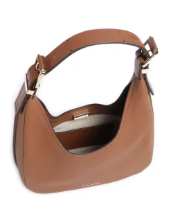 Nolita Beuteltasche genarbtes Rindsleder braun