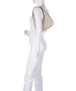 Nolita Beuteltasche genarbtes Rindsleder beige