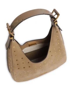 Nolita Beuteltasche genarbtes Rindsleder braun