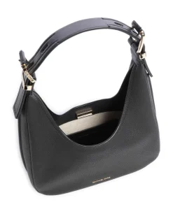 Nolita Beuteltasche genarbtes Rindsleder schwarz