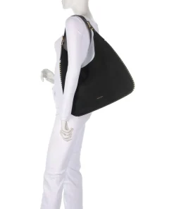 Nolita Beuteltasche Leder schwarz