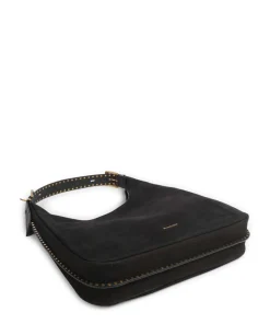 Nolita Beuteltasche Leder schwarz