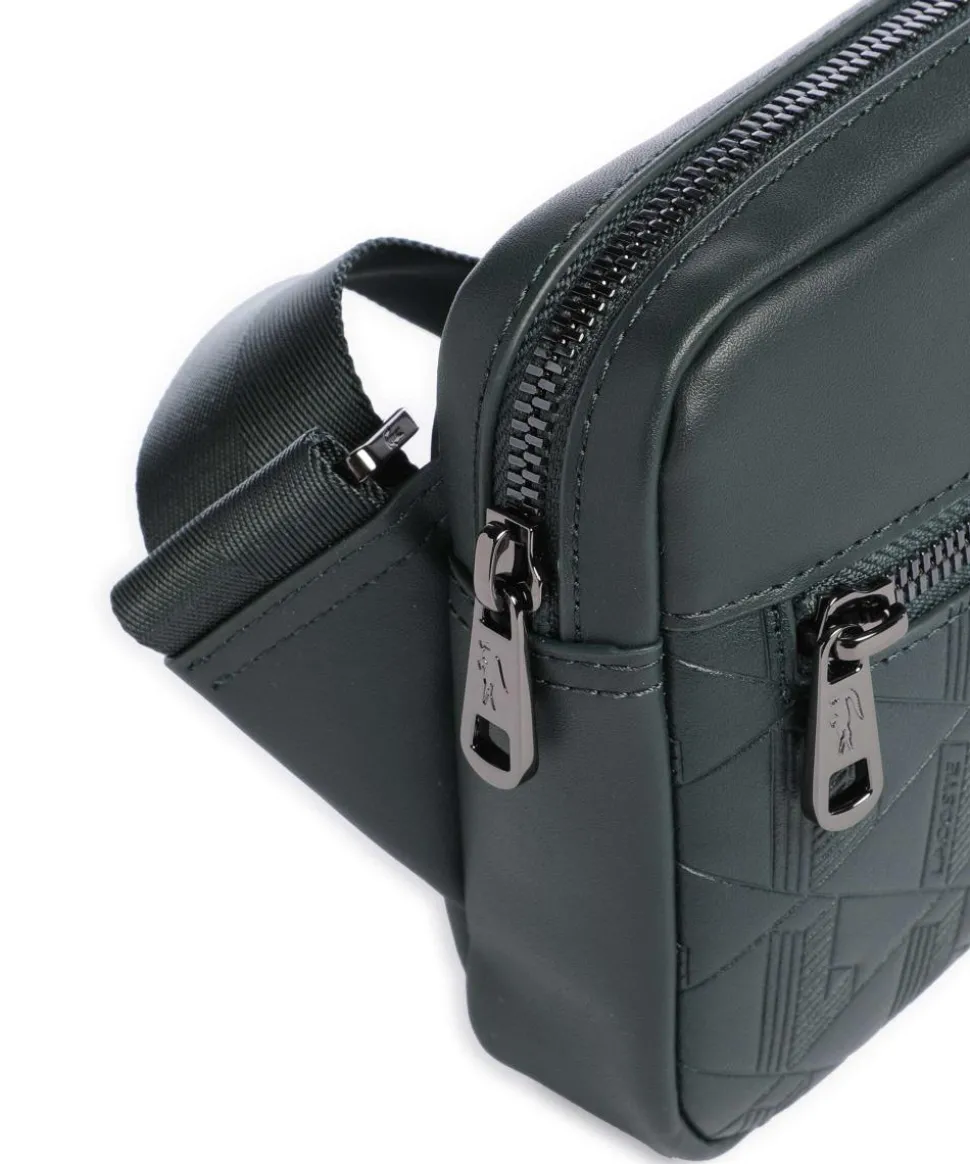 Nomogramme Umhängetasche Lederimitat dunkelgrün