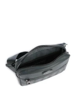 Nomogramme Umhängetasche Lederimitat dunkelgrün