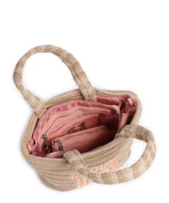 Nora Straw S Handtasche Kunststoff beige