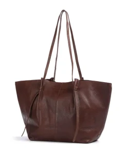 Nordic Simplicity Shopper genarbtes Leder braun