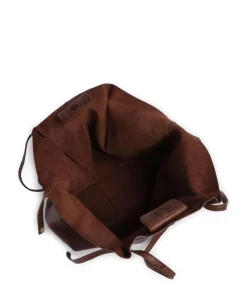 Nordic Simplicity Shopper genarbtes Leder braun