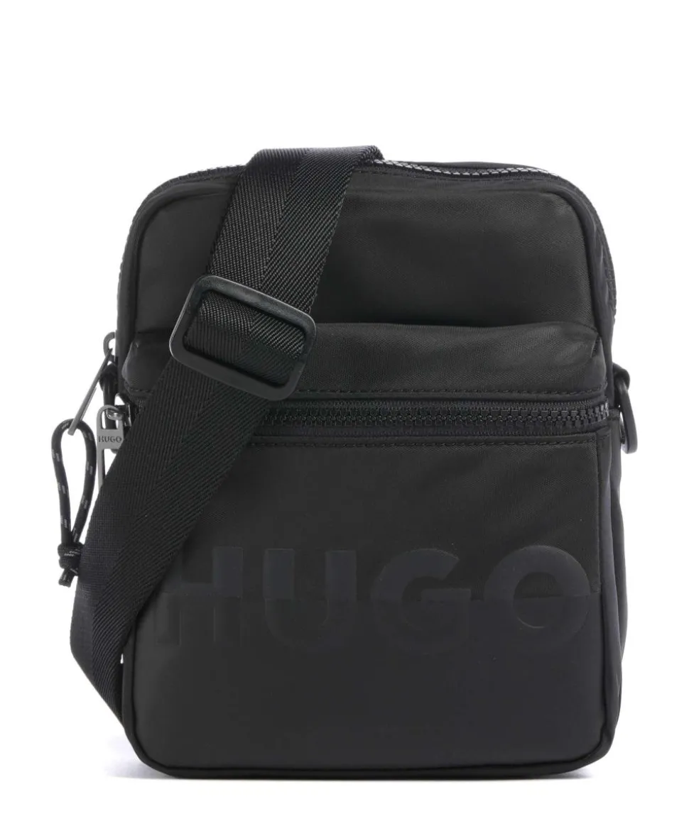 Nosh Umhängetasche recyceltes Polyester schwarz