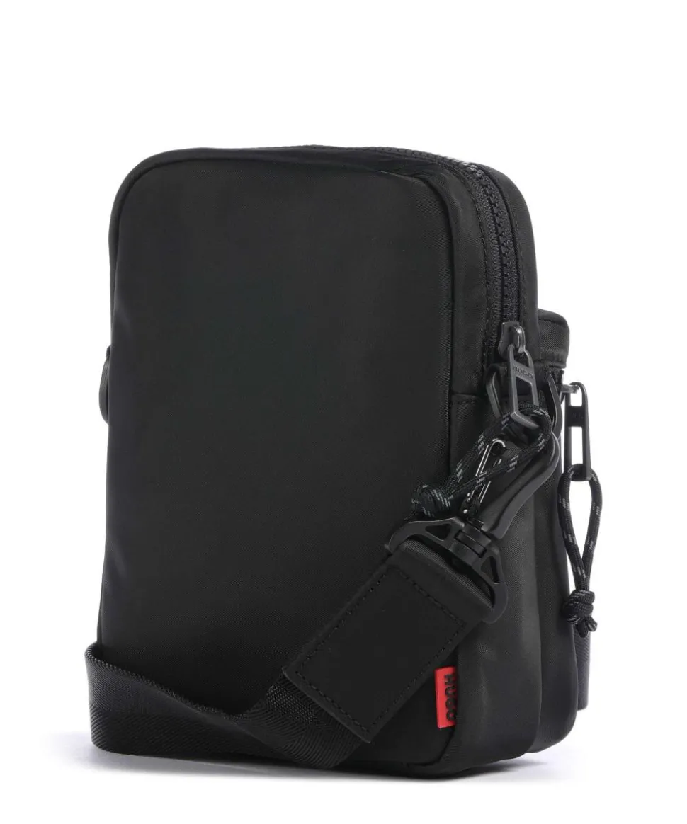 Nosh Umhängetasche recyceltes Polyester schwarz