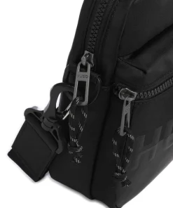 Nosh Umhängetasche recyceltes Polyester schwarz