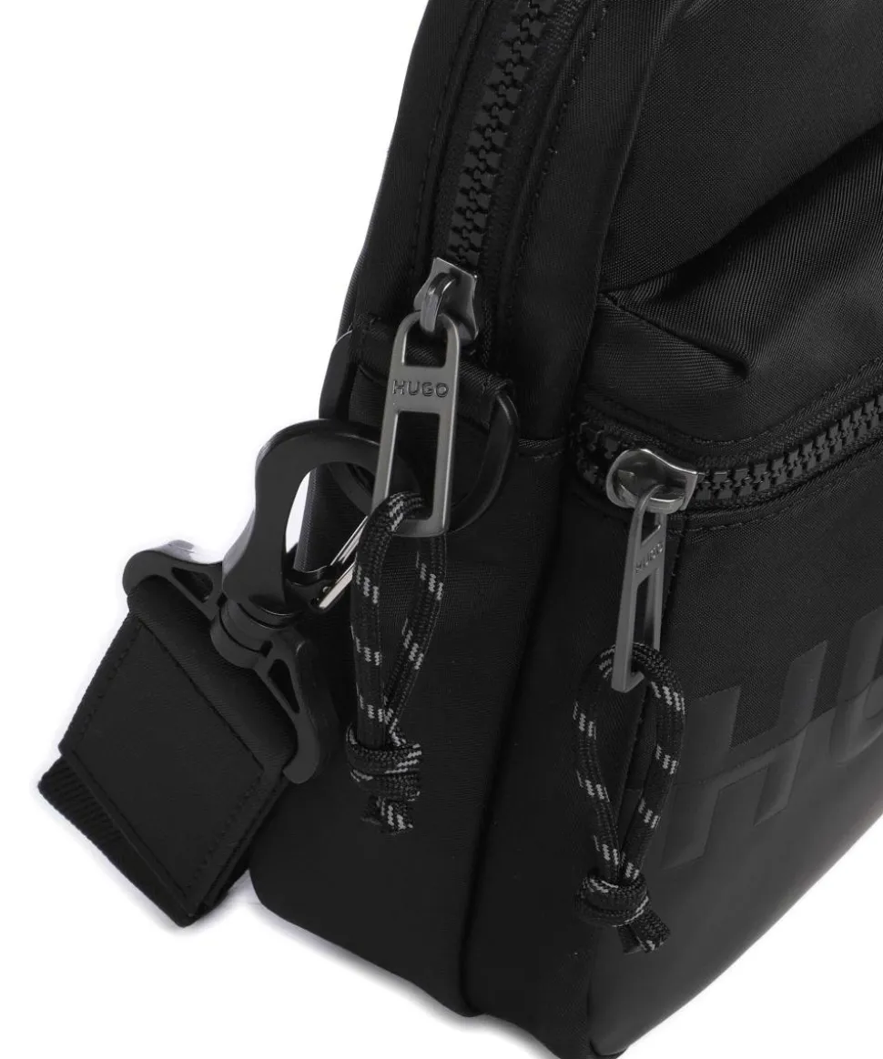 Nosh Umhängetasche recyceltes Polyester schwarz