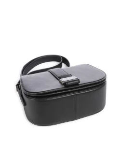 Nouveau Medium Umhängetasche fein genarbtes Rindsleder schwarz