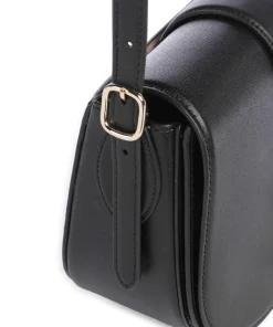 Nouveau Medium Umhängetasche fein genarbtes Rindsleder schwarz