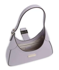Nouveau Schultertasche fein genarbtes Rindsleder lavendel