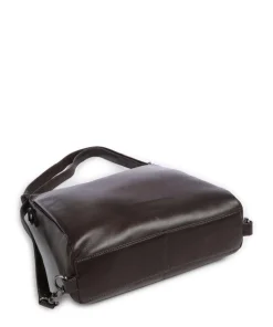 Novum Letizia Rucksack-Tasche Leder dunkelbraun