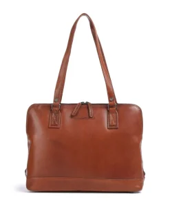 Novum Selvino Schultertasche Rindsleder cognac