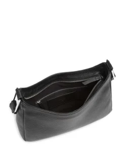 Nuria Umhängetasche genarbtes Rindsleder schwarz