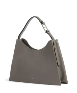 Nuvola L Beuteltasche fein genarbtes Leder khaki