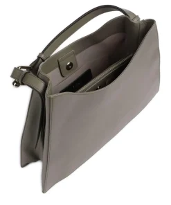 Nuvola L Beuteltasche fein genarbtes Leder khaki