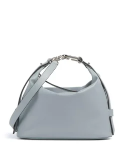 Nuvola M Handtasche fein genarbtes Leder hellblau