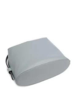 Nuvola M Handtasche fein genarbtes Leder hellblau