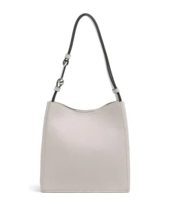 Nuvola Mini Beuteltasche genarbtes Kalbsleder beige