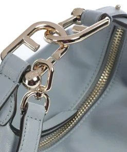 Nuvola Mini Handtasche fein genarbtes Leder hellblau