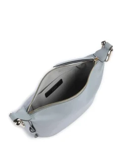 Nuvola Mini Handtasche fein genarbtes Leder hellblau