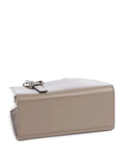 Nuvola S Handtasche fein genarbtes Leder taupe