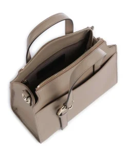 Nuvola S Handtasche fein genarbtes Leder taupe
