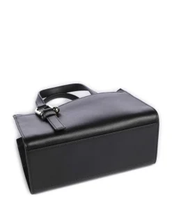 Nuvola S Handtasche fein genarbtes Leder schwarz