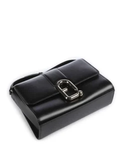 Nuvola S Umhängetasche fein genarbtes Leder schwarz