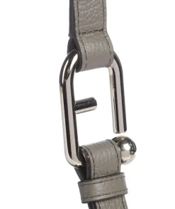 Nuvola S Umhängetasche genarbtes Leder khaki