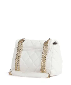 Ocarina Schultertasche Lederimitat weiß